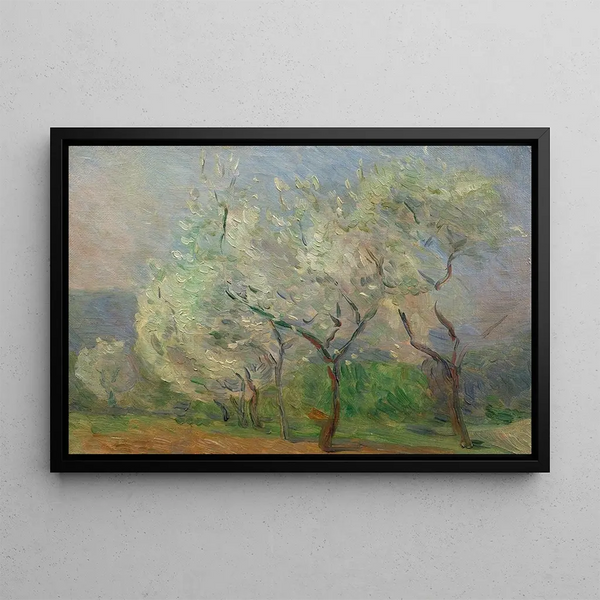 Baumstudie - Marie Bracquemond — gerahmtes Bild an der Wand