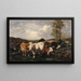 Troupeau - Marie Dieterl — gerahmtes Bild an der Wand