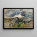 Ein Gletscher im Glockner-Massiv - Marie Egner — gerahmtes Bild an der Wand