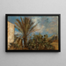 Palmen in Korfu - Marie Egner — gerahmtes Bild an der Wand