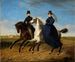 Portrait des Generals Krieg von Hochfelden und seiner Frau auf dem Pferd - Marie Ellenrieder — Ansicht des Kunstwerks
