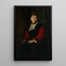 Portrait von Gunhild Gude - Marie Gratz — gerahmtes Bild an der Wand