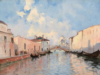Kanal Venedig - Marie Joseph Clavel — Ansicht des Kunstwerks