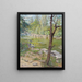 Le long du ruisseau - Marie Tannaes — gerahmtes Bild an der Wand