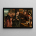 L'Appel de Matthieu - Marinus van Reymerswaele — gerahmtes Bild an der Wand