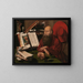 Saint Jérôme dans son étude - Marinus van Reymerswaele — gerahmtes Bild an der Wand
