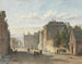 Die Straße der Burgwal in Den Haag - Marinus van Reymerswaele — Ansicht des Kunstwerks
