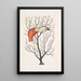 Caput Phoenicopteri Der Schnabel des Flamingos in seinen vollständigen Maßen Keratophyton c - Mark Catesby — gerahmtes Bild an der Wand