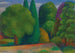 Landschaft mit Baumreihe - Mark Gertler — Ansicht des Kunstwerks