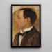 Portrait de Jack, le frère de l'artiste - Mark Gertler — gerahmtes Bild an der Wand