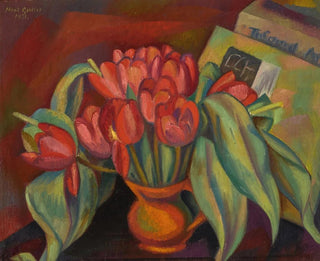 Mark Gertler - Still Life with Red Tulips.webp