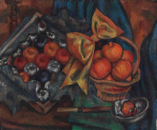 Stillleben mit Granaten und Früchten - Mark Gertler — Ansicht des Kunstwerks