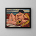 La Sonate - Mark Gertler — gerahmtes Bild an der Wand