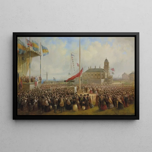 Mark Thompson - The Commemoration of the Crimean War with the presentation of the cannon at Seaham.webp