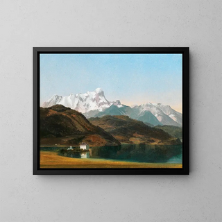 Markus Pernhart - A View of Maria Loretto on Lake Wrthersee.webp