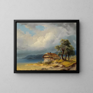 Markus Pernhart - St Ruprecht near Klagenfurt Lake Wrthersee A Fishing Hut.webp