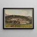 Vue des Bains du Gourniguel dans le Canton de Berne - Marquard Wocher — gerahmtes Bild an der Wand