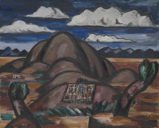Marsden Hartley - Cemetery New Mexico.webp