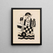 Symbole militärischer 1 - Marsden Hartley — gerahmtes Bild an der Wand