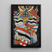 Portrait eines deutschen Offiziers - Marsden Hartley — gerahmtes Bild an der Wand