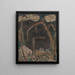 Die dunkle Bergkette Nr. 1 - Marsden Hartley — gerahmtes Bild an der Wand