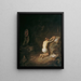 Saint Jérôme - Martin Johann Schmidt — gerahmtes Bild an der Wand