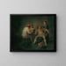 Szene in der Taverne - Martin Johann Schmidt — gerahmtes Bild an der Wand