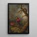 Ein Paar Topas-Hummeln brennend nistend - Martin Johnson Heade — gerahmtes Bild an der Wand