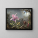 Orchidee Cattleya und drei Kolibris - Martin Johnson Heade — gerahmtes Bild an der Wand
