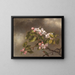 Kolibri und Apfelblüten - Martin Johnson Heade — gerahmtes Bild an der Wand