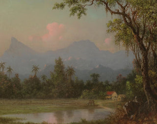 Südamerikanische Szene mit einer Hütte - Martin Johnson Heade — Ansicht des Kunstwerks