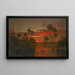 Der große Sonnenuntergang in Florida - Martin Johnson Heade — gerahmtes Bild an der Wand