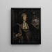 Portrait de Cornelis Speelman, gouverneur général des Indes orientales néerlandaises - Martin Palin — gerahmtes Bild an der Wand