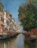 Eine sonnige Tag an einem venezianischen Kanal - Martín Rico y Ortega — Ansicht des Kunstwerks