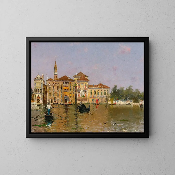 Venedig - Martín Rico y Ortega — gerahmtes Bild an der Wand