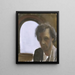 Selbstporträt - Martin Berg — gerahmtes Bild an der Wand