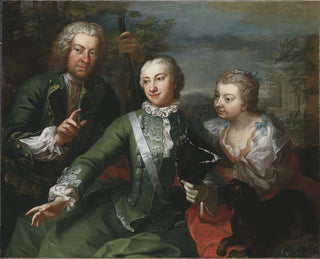 Martin van Meytens - Carl Gustaf Tessin Ulla Sparre af Sundby samt Brita Stina Sparre.webp