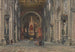 Innenansicht von San Giovanni in Laterano, Rom - Martino del Don — Ansicht des Kunstwerks