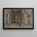 Innenansicht von San Giovanni in Laterano, Rom - Martino del Don — gerahmtes Bild an der Wand