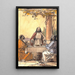 Der Christus und die zwei Jünger in Emmaus - Martinus Rørbye — gerahmtes Bild an der Wand