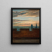 Ansicht von Kopenhagen bei Sonnenuntergang - Martinus Rørbye — gerahmtes Bild an der Wand