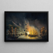 Der Bombardement von Algier 26.-27. August 1816 - Martinus Schouman — gerahmtes Bild an der Wand
