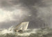Zwei Segelschiffe auf unruhiger See - Martinus Schouman — Ansicht des Kunstwerks