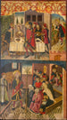 Saint Christophe prend congé du roi qui craignait Satan, Saint Christophe et ses convertis - Martín de Soria — Ansicht des Kunstwerks