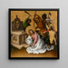 Martyre de Saint Matthieu - Stefan Lochner — gerahmtes Bild an der Wand