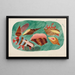 Muscheln in den Algen - Mary Altha Nims — gerahmtes Bild an der Wand