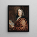Portrait eines Arztes - Mary Beale — gerahmtes Bild an der Wand