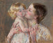 Ein Kuss für Baby Ann Nr. 3 - Mary Cassatt — Ansicht des Kunstwerks