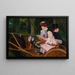 Eine Frau und ein Mädchen beim Fahren - Mary Cassatt — gerahmtes Bild an der Wand