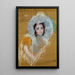 Buste de fillette - Mary Cassatt — gerahmtes Bild an der Wand